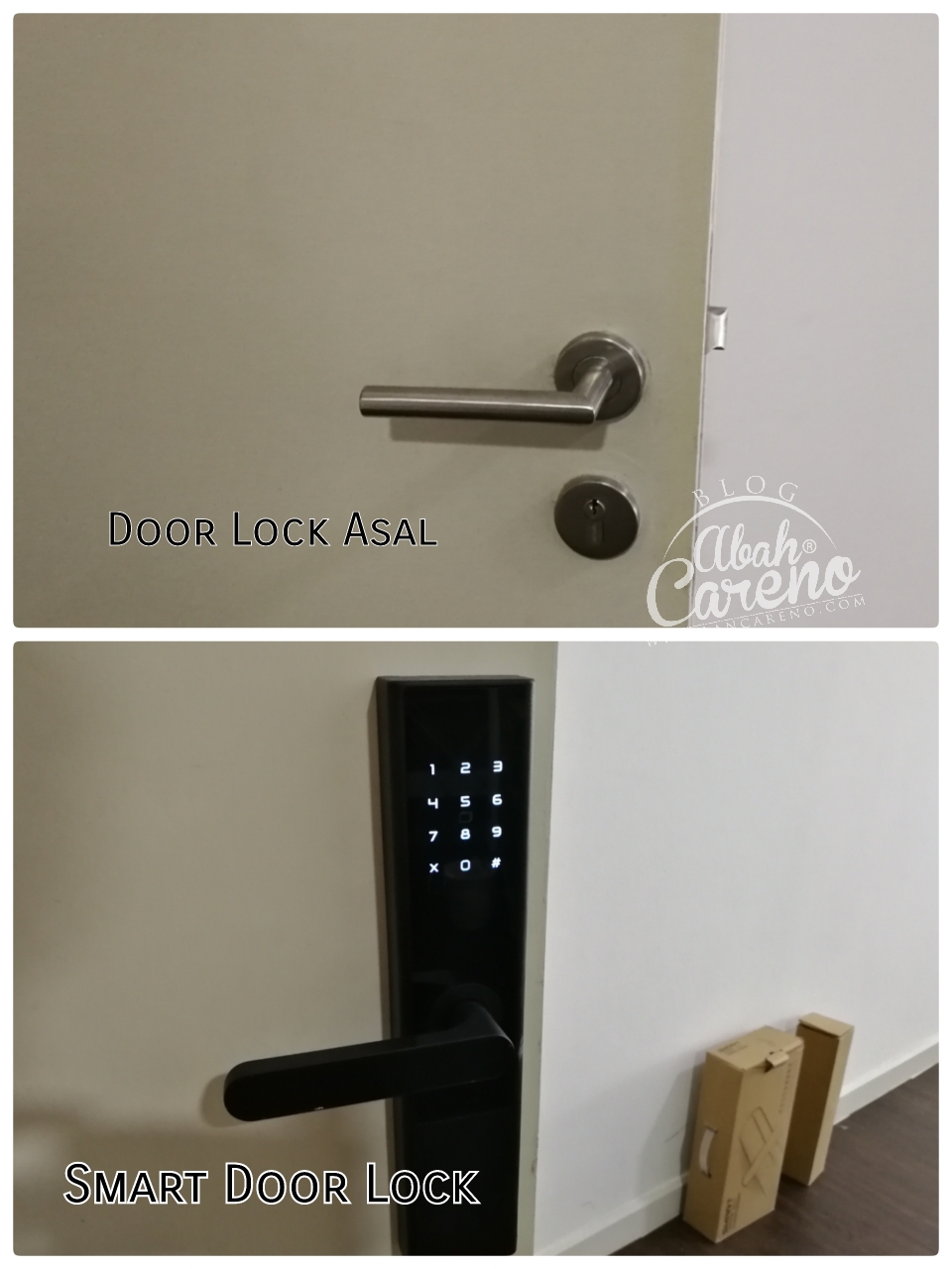 Install Smart Door Lock kat rumah.. Antara kelebihan yang korang perlu
